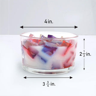 2-Wick Color Bowl Candle - AMERICANA