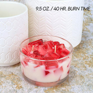 2-Wick Color Bowl Candle - CHERRY VANILLA