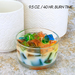 2-Wick Color Bowl Candle - PINEAPPLE RUM SPLASH