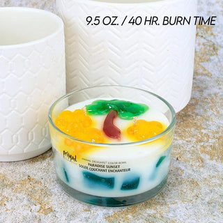 2-Wick Color Bowl Candle - PARADISE SUNSET