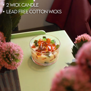 2-Wick Color Bowl Candle - PUMPKIN PATCH