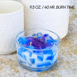 2-Wick Color Bowl Candle - SEASHELLS & STARFISH