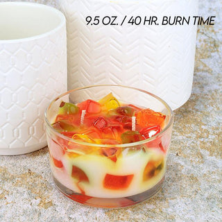 2-Wick Color Bowl Candle - TUTTI FRUITY