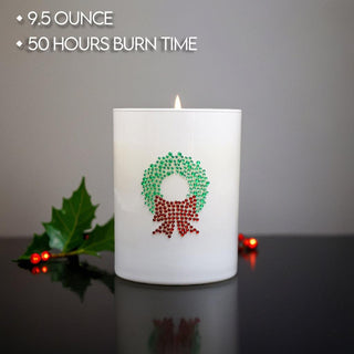 Icon Candle - CHRISTMAS WREATH