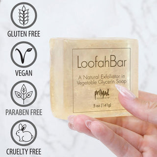 MINT LEAF Handmade Glycerin LoofahBar Soap