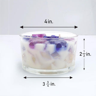2-Wick Color Bowl Candle - LILAC