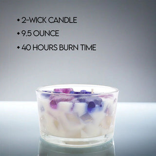 2-Wick Color Bowl Candle - LILAC